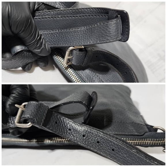 Authentic Gucci Leather Messenger/Crossbody Bag Grey - Picture 8 of 16